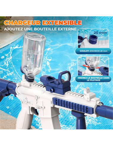 Fusil à Eau Électrique M416 avec Batterie...
