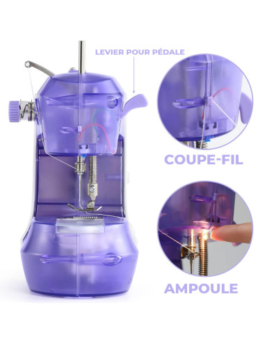 Mini Machine à Coudre Électrique Portable à...