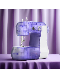 Mini Machine à Coudre Électrique Portable à Pédale, 7.2W,... 2