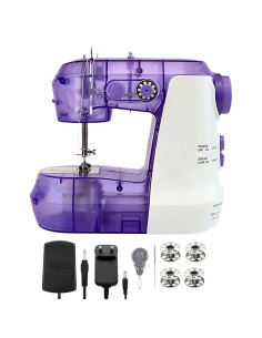 Mini Machine à Coudre Électrique Portable à Pédale, 7.2W,...