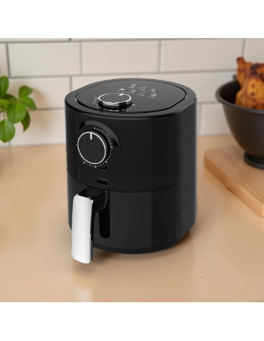 Friteuse à Air 1000W Capacité 4.5L avec Panier...