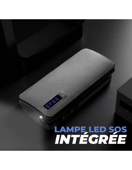 Power Bank 20000mAh Chargeur Multiple Rapide Portable Câble USB 3 Entrées