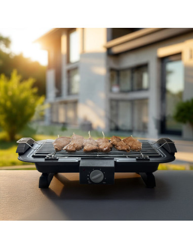 Barbecue Électrique de Table 2200W BBQ Portable...