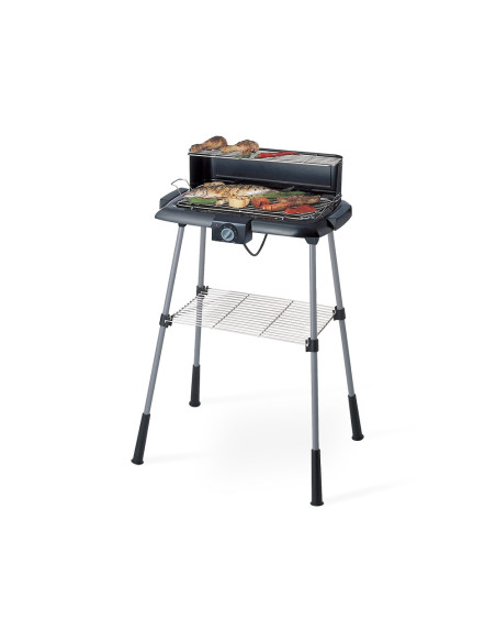 Barbecue Électrique 2200W H88cm: Grille Température Réglable