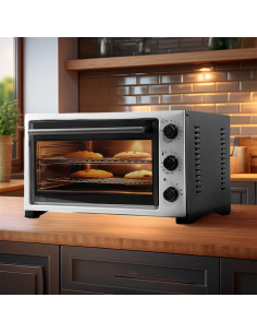 Mini Four Électrique 32L: 230°, Minuteur, 1420W, Grille... 2