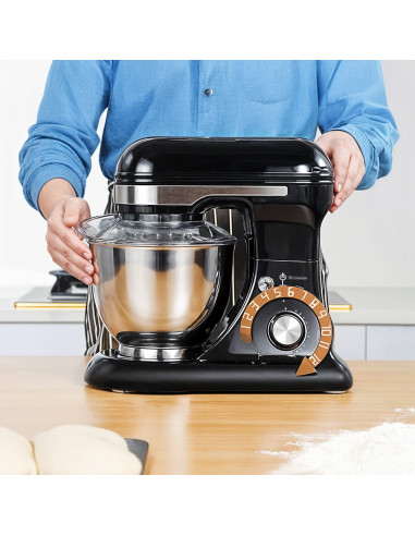Robot Pâtissier Planétaire 600W, Bol 5L,...