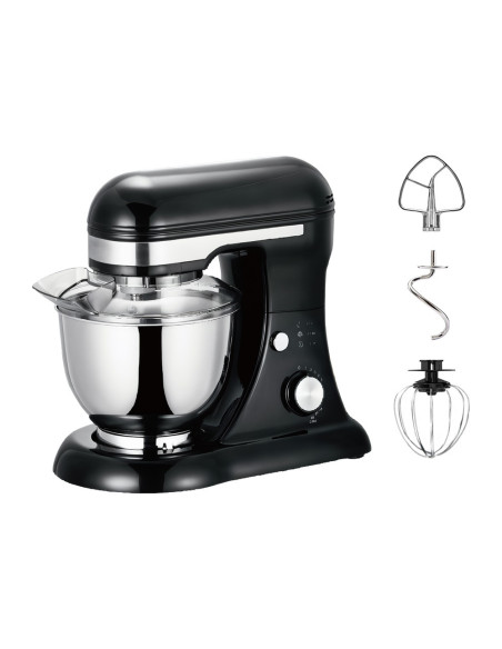 Robot Pâtissier Planétaire 600W, Bol 5L, Batteur avec Accessoires.