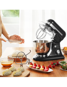 Robot Pâtissier Planétaire 600W, Bol 5L, Batteur avec... 2