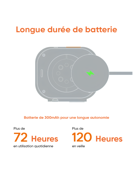 Smartwatch Ultra 49mm, 7 cinturini, notifiche, chiamate e app per iOS e Android