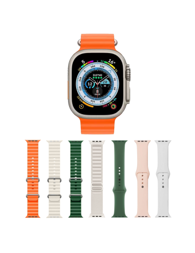 Smartwatch Ultra 49mm, 7 cinturini, notifiche,...