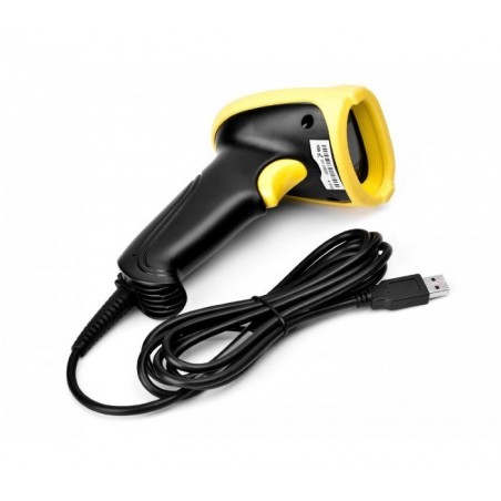 8510 Laser Scanner USB / Pistolet Barcode reader - 650nm avec fonction WIFI BLACK