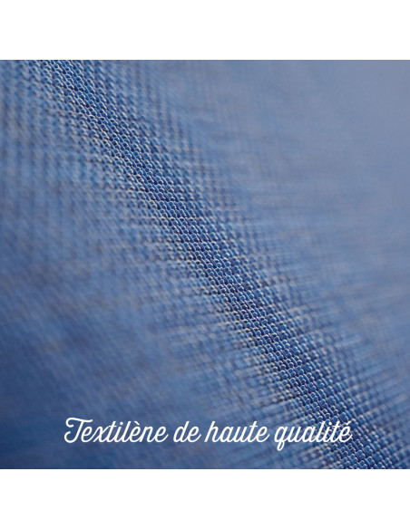 Chaise Longue Zéro Gravité Pliable avec Toit Pare-Soleil Inclinable en Textilène