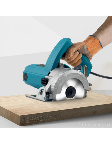 Scie Circulaire 1250W, Coupe 110mm, Électrique...