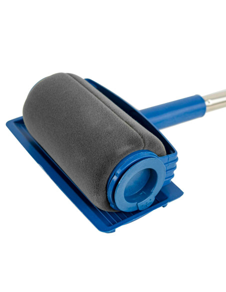 Lot 2 Rouleaux Peinture Anti-Goutte Réservoir Rechargeable Manche Extensible