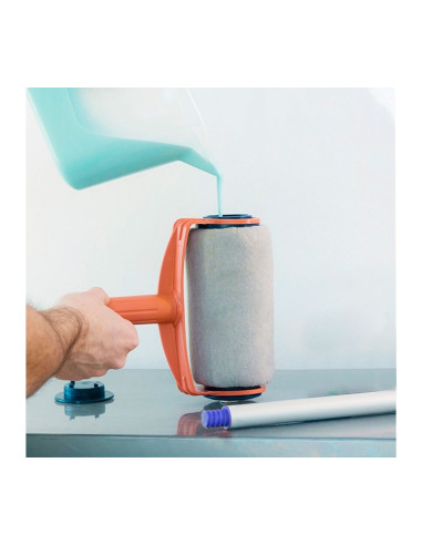 Lot 2 Rouleaux Peinture Anti-Goutte Réservoir...