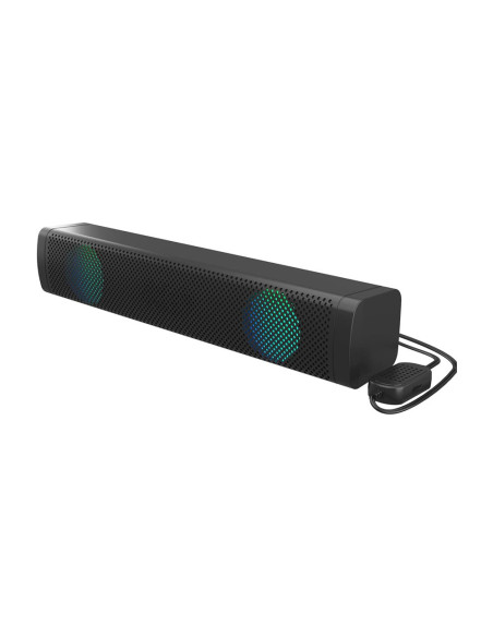 Barre de son PC RGB : Enceinte bureau, ordinateur portable, Jack et USB