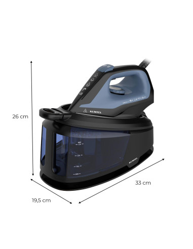 Fer à repasser vapeur 2400W, chaudière 1.5L,...