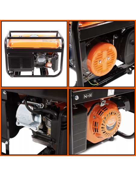 Générateur de courant VINCO 4T Essence 2,2KW 60128 Démarrage Manuel Carte AVR