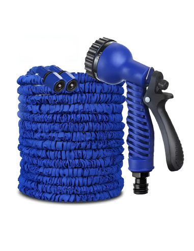 Tuyau de jardin extensible 22.5M, flexible, 7...