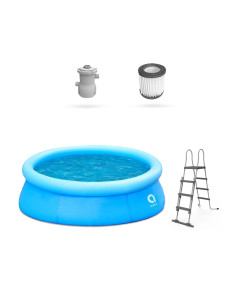 Piscine hors sol AVENLI Ronde Gonflable avec Accessoires...