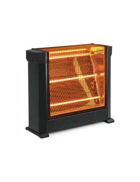 Poêle à quartz électrique trois éléments, infrarouge, puissance réglable 1800W