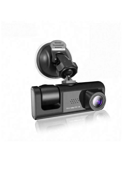 Dash cam DVR surveillance de voiture triple caméra écran 2" vidéo Full HD 1080