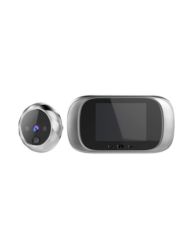 Juda numérique pour porte, sans fil, grand-angle 90°, moniteur 2,8" et sonnette