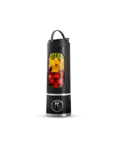 Mixeur portable sans fil, bouteille rechargeable USB, 450ml, lames en acier.