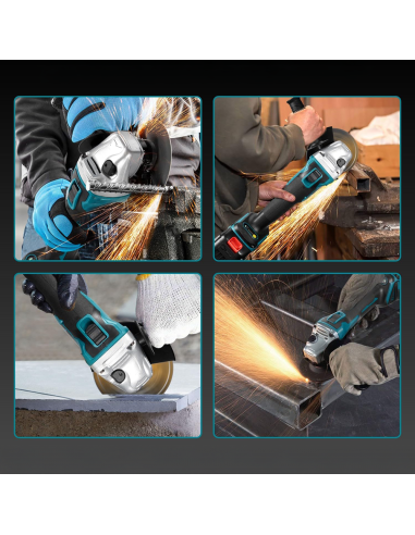 Kit perceuse visseuse meuleuse sans fil double...