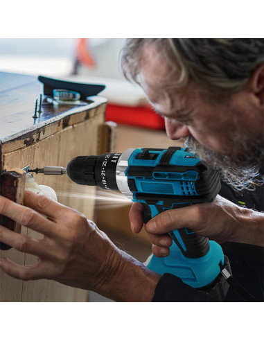 Kit perceuse visseuse meuleuse sans fil double...