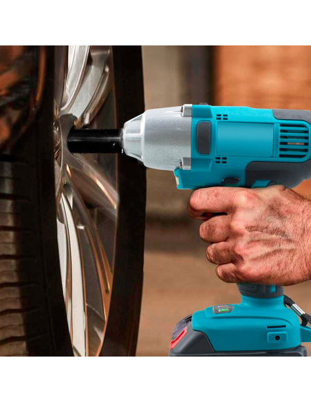 Kit perceuse visseuse meuleuse sans fil double batterie 72V avec mallette