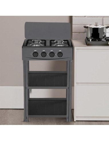 Cuisinière à gaz naturel plan de travail 4 feux...