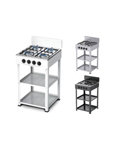 Cuisinière à gaz naturel plan de travail 4 feux alliage...