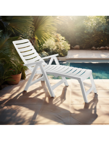 Chaise CLEOPATRA avec rallonge en résine...