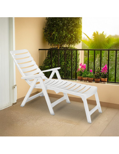 Chaise CLEOPATRA avec rallonge en résine...