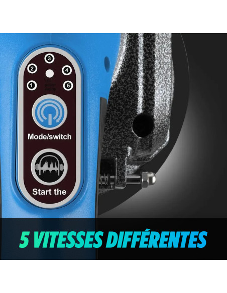 Ventouse vibrante 130mm, 2 batteries 21V, pour carreaux, avec mallette.