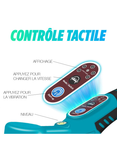 Ventouse vibrante 130mm, 2 batteries 21V, pour...