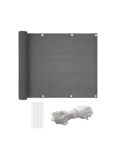 Toile de protection pour balcon, garde-corps, brise-vue, 500xH85cm.