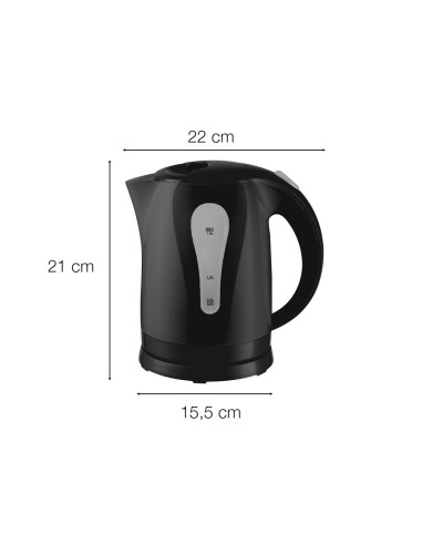 Bouilloire électrique sans fil 1,8L 2200W, base...
