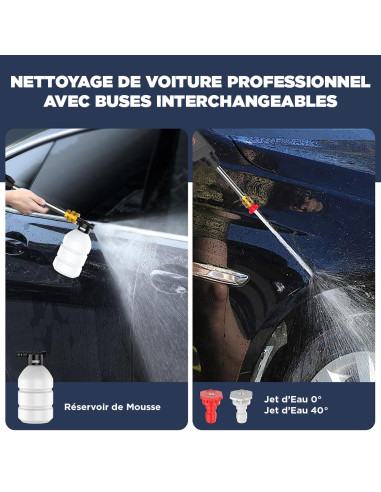 Kit nettoyeur haute pression/souffleur 48V,...