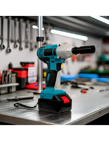 Tournevis sans fil, double batterie 72V, moteur brushless, clé à chocs.
