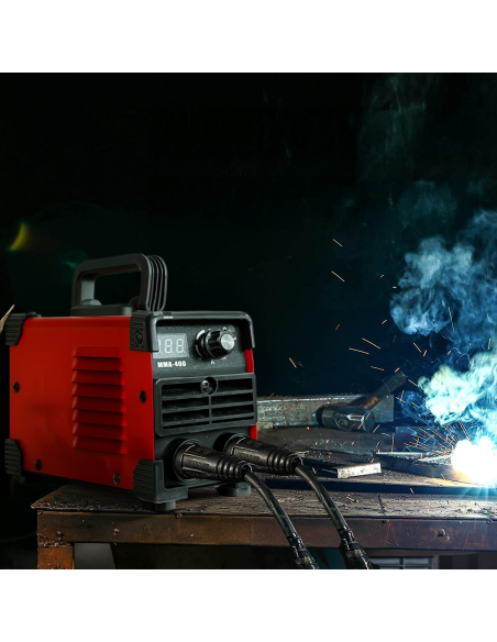 Mini Soudeuse Inverter 400A, Meuleuse d'Angle Flex 1000W à Électrode.