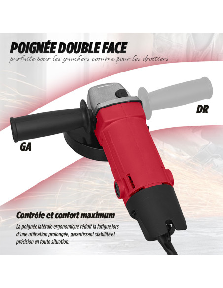 Mini Soudeuse Inverter 400A, Meuleuse d'Angle Flex 1000W à Électrode.