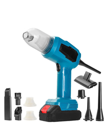 Aspirateur/souffleur sans fil 36V pour voiture, rechargeable.