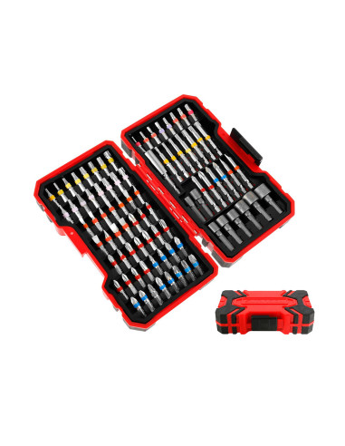 Kit 83 embouts magnétiques universels pour tournevis, avec mallette.
