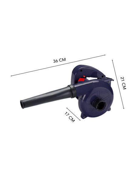 Souffleur et aspirateur électrique 600W pour jardin, ramasse-feuilles.