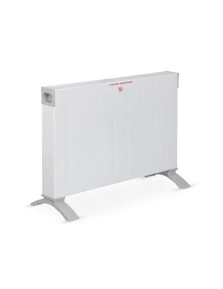 Convecteur de sol Chauffage électrique 2200 W Blanc Silencieux avec minuterie