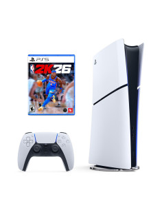 PS5 Slim 1TB Bundle NBA 2K26 Édition Standard – Console...