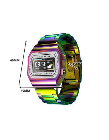 Smartwatch I6 IP68, écran 2,4 cm, GPS,...
