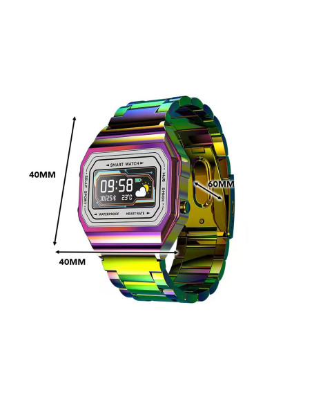 Smartwatch I6 IP68, écran 2,4 cm, GPS, podomètre, suivi du sommeil